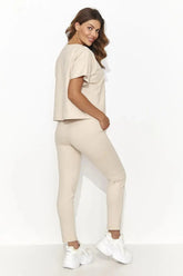 Numinou elegant knitted shirt and long pants  Adomoo